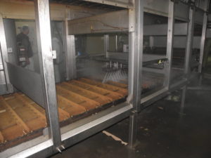 tapis de cuisson à nettoyer (industrie alimentaire)
