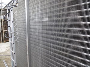 nettoyage d'aérocondenseur (aéroréfrigérant)