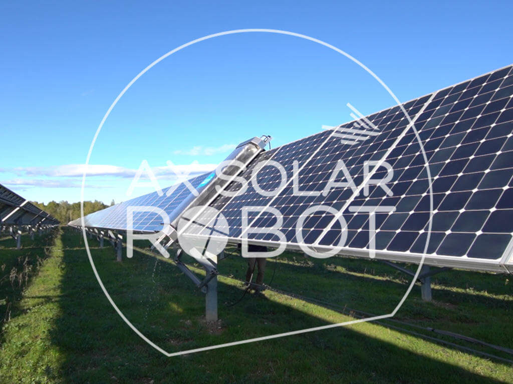 Robot AX Solar pour le nettoyage des panneaux solaires