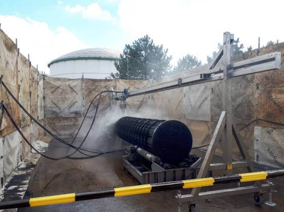 Limpiador externo de intercambiador de calor